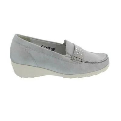 £82.85 • Buy Waldläufer Hanin,Moccasin,Bronx Nubuck,Light Grey Cement (Light Grey),Width H 34