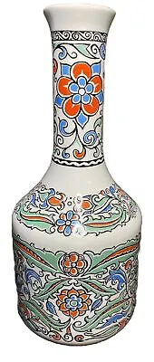 Vintage Metaxa Hand Made Porcelain Bottle Greek Decanter Small Chip At Top • $30