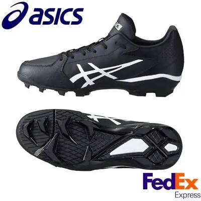 ASICS Men's Baseball Spike Shoes STAR SHINE 2 1121A012 002 Black / White • $94.53