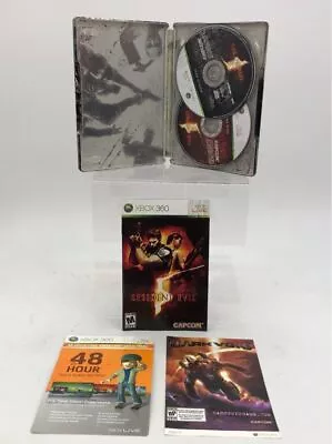 Resident Evil 5 Collectors Edition Microsoft Xbox360 (99-04) Game Case & Manual • $9.99
