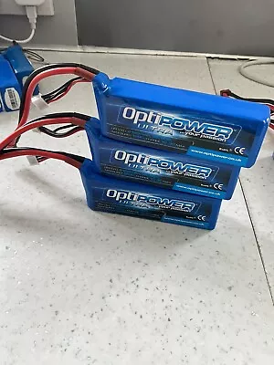 Optipower Ultra Lipo Cell 2150 Mah 3s 50C  ( Battery 45 And 6 ) • £40