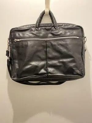 $99 • Buy Porter Yoshida Bag Briefcase Business Bag Black USED From JAPAN F/S