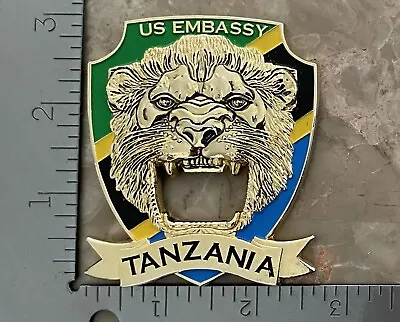 US Embassy MSG DET Marine Security Guard Dar Es Salsam Tanzania Challenge Coin • $140