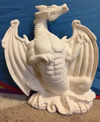 Ceramic Bisque Large Dragon U-Paint  Ready To Paint Unpainted Fantasy • $39.99