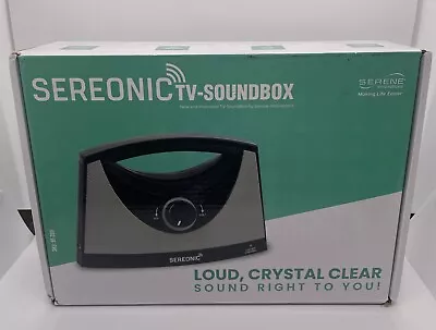 Serene Innovations Sereonic Portable Wireless TV Soundbox BT-200 - NEW • $76.95