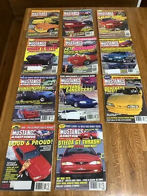 Muscle Mustangs & Fast Fords Magazines 1996 Complete Year 11 Issues • $35