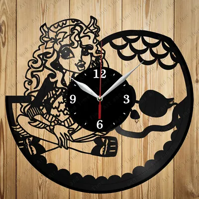 Vinyl Clock Monster High Doll Vinyl Record Clock Handmade Original Gift 6526 • $24.99