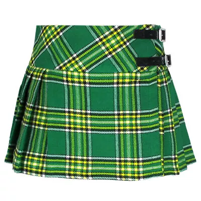 Tartanista Girls Green Tartan Katie Kilt Skirt • $26.36