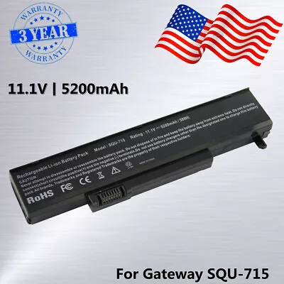 Battery For Gateway SQU-715 SQU-720 W35044LB W35052LB 6501210 6501211 6501212 • $18.99