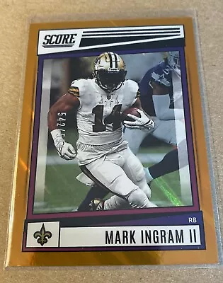 Mark Ingram II 2022 Score #59 Lava Parallel #d /599 Saints • $0.99