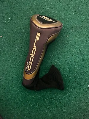 KING COBRA VINTAGE DRIVER HEADCOVER - Black Gold Cover GOOD • $9.95