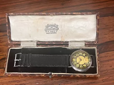 Wwi Era Swiss Silver Military Trench Watch In Original Box • £49