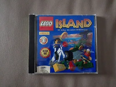 Vintage LEGO Island 3D Action Adventure PC CD-ROM Windows 95 1997 Computer Game • $14.95