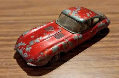 Lesney Matchbox No. 32 E Type Jaguar Red Sport Coupe Spares Or Repair  • £2