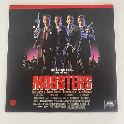 Mobsters Laserdisc Christian Slater Patrick Dempsey • $4.99
