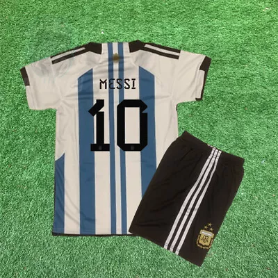 Argentina Youth Soccer Kids Messi #10 Jersey • $39.99