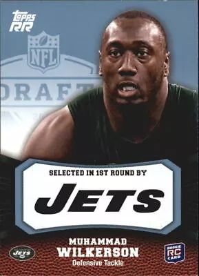 2011 Topps Rising Rookies Blue Jets Football Card #199 Muhammad Wilkerson /1339 • $1.69