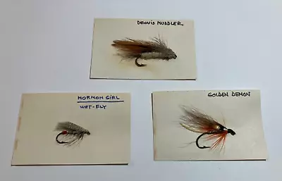 Selection Of Vintage Flies Tied By Poul Jorgensen • $150