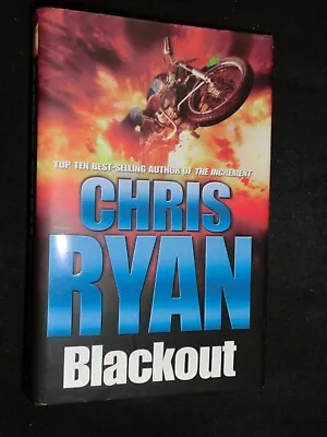 £14.99 • Buy SIGNED; Blackout By Chris Ryan (2005) Hardback Thriller Novel, SAS, Military, DJ