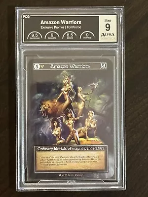 PCG 9 Amazon Warriors Rudy Beta Promo Sorcery Alpha Investments Exclusive Mint • $349