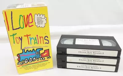 I Love Toy Trains VHS Box Set Parts 1-3   TF • $29.39