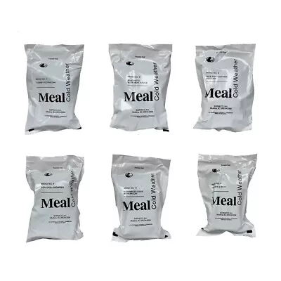Cold Weather Military MRE - Random 6 Pack - JAN 2025 Or Later INSP Date • $79.50