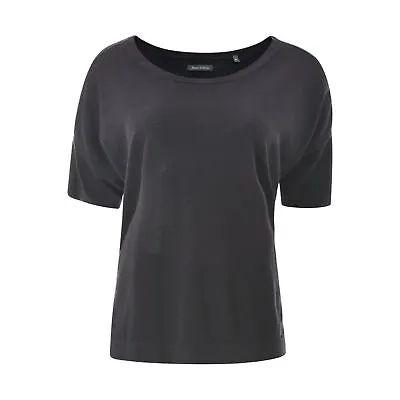 MARC O'POLO Women's Casual T-Shirt Size M Medium Short Bat Sleeve Black Genuine • £26.06