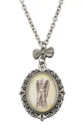 Doctor Who Weeping Angel Cameo Necklace • $13.59