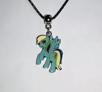 Ex-Display MY LITTLE PONY STYLE Charm Pendant NECKLACE + Chain Rainbow Dash • £2.50