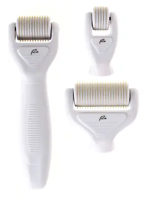 $59.95 • Buy Micro-Needle Face & Body_All In ONE_Derma Roller _3 Piece Set_Durable - TITANIUM