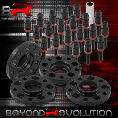 For BMW E92 M3 E60 M5 5x120mm 15mm+20mm Wheel Spacers Extended Lug Bolts M12x1.5 • $56.99