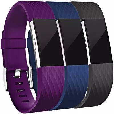 $6.99 • Buy For Fitbit Charge 2 Bands,Soft Silicone Replacement Band For Fitbit Charge 2
