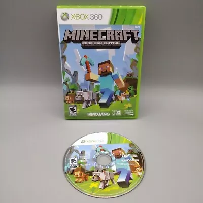Minecraft Xbox 360 Edition(Microsoft Xbox 360 2011) Mojang Tested Video Game • $22.99