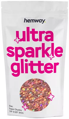 Cosmetic Glitter SUPER CHUNKY Festival Sparkle Epoxy Sparkling Nail Art Craft • £9.95