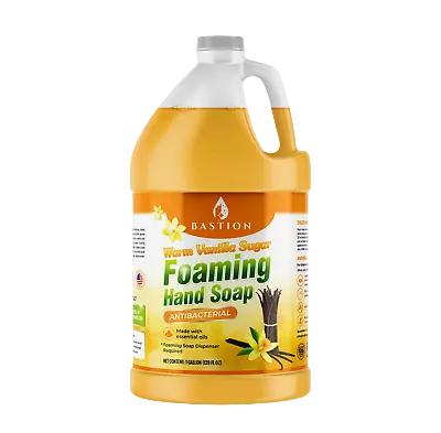 Warm Vanilla Sugar Foaming Hand Soap Foam Wash Refill 1 Gallon (128 Oz.) Bastion • $29.95