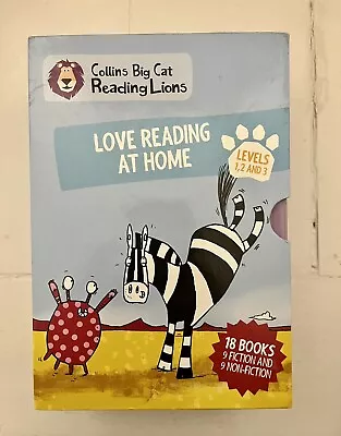 Collins Big Cat Reading Lions Childrens Phonetics 18 Book Set Levels 1 2 & 3 • £17.99