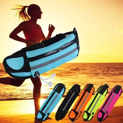 Running Bum Bag Fanny Pack Travel Waist Money Belt Zip Hiking Pouch Wallet US • $6.45