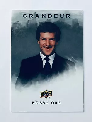 Bobby Orr 2021 Upper Deck Grandeur Onyx Card #G-3 Boston Bruins Chicago Legend • $6.28