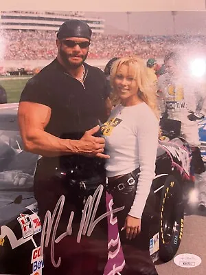 Macho Man And Gorgeous George Signed 8X10 • $600