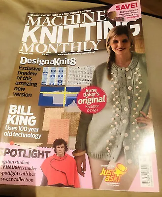 MACHINE KNITTING MONTHLY MAGAZINE October 2011 FOR ALL MACHINE TYPES • £1.50