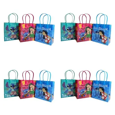 12 Pcs Lilo And Stitch Party Favor Goodie Bags | Lilo And Stitch Party Gift Bags • $18.99