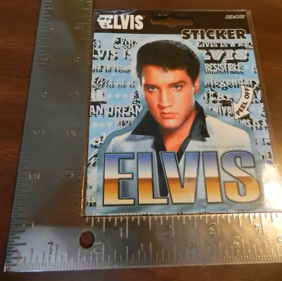 New Elvis Presely With Light Blue Back Ground Sticker • $5.99