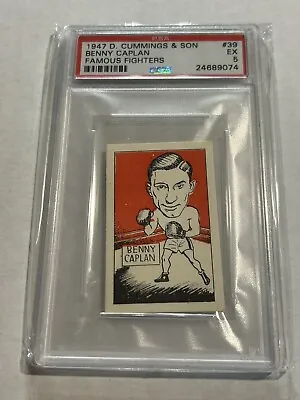 $19.99 • Buy 1947 D. Cummings & Son Famous Fighters Boxing #39 Benny Caplan Psa 5 Ex