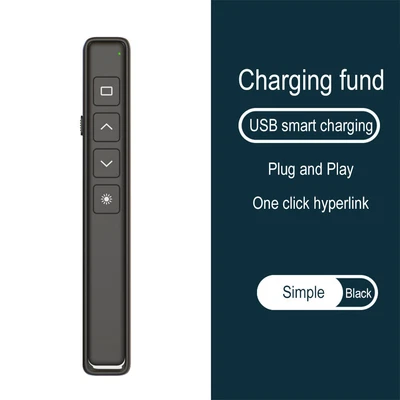 £11.39 • Buy 2.4GHz PPT Powerpoint Clicker With Laser Pointer Presenter Remote For Mac Laptop