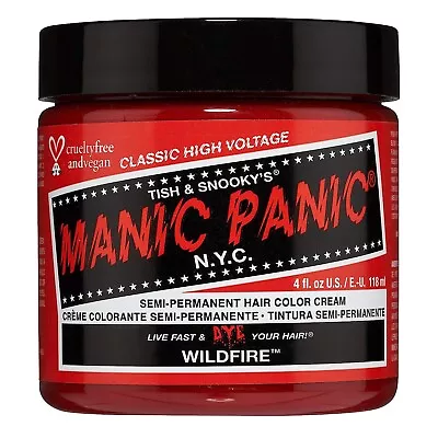 Manic Panic NYC Wildfire Semi Permanent Hair Color Cream 118ml • £10.39