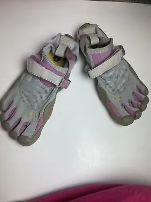 FiveFingers Vibram KSO Women's Running Shoes Gray Lilac Size W36 • $24.90