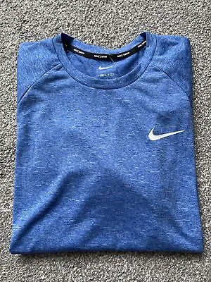 Nike Men’s Blue Casual Swim Tee Shirt (L) NWT • $0.99