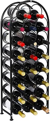 23 Bottles Arched Freestanding Floor Metal Wine Rack Wine Bottle Holders ... • $48.99