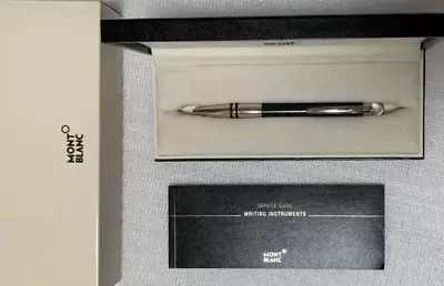 Montblanc Star Walker Carbon Black Ballpoint Pen Used Excellent Near MINT • $561.45