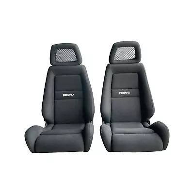 Genuine Recaro Seats LXC Avus Black - Retrimmed (Pair) • $4290